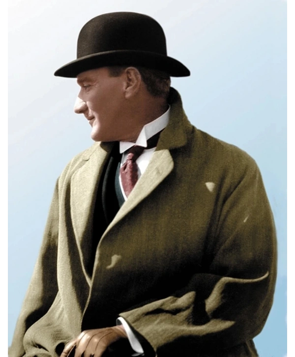 Siyah Renk Atatürk Şapkası