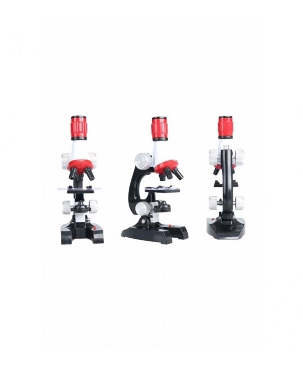 Eğitici Mikroskop Kiti Zoom Led Işıklı 100x 400x 1200x St1200x