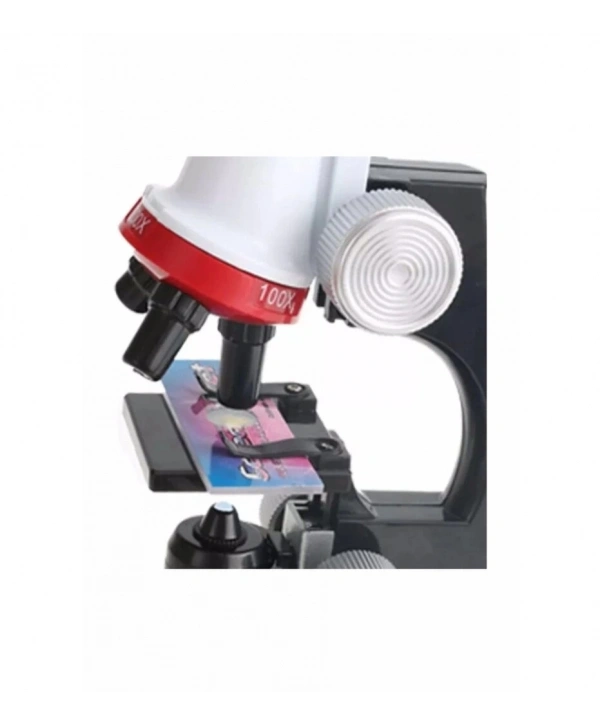 Eğitici Mikroskop Kiti Zoom Led Işıklı 100x 400x 1200x St1200x