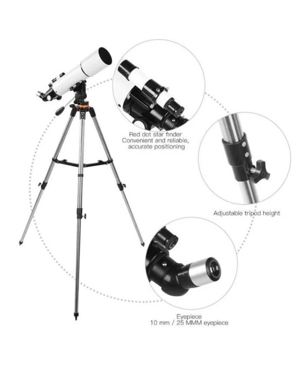 Cf50080 Yüksek Netlik Monoküler Kara Ve Uzay Teleskobu