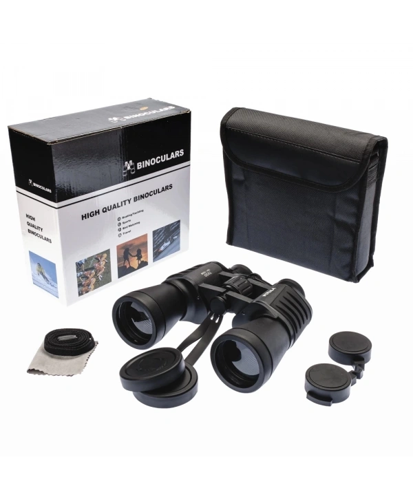 7x50 – Geniş Ön Mercekli Profesyonel El Dürbünü – 1000m/56m – Siyah V2