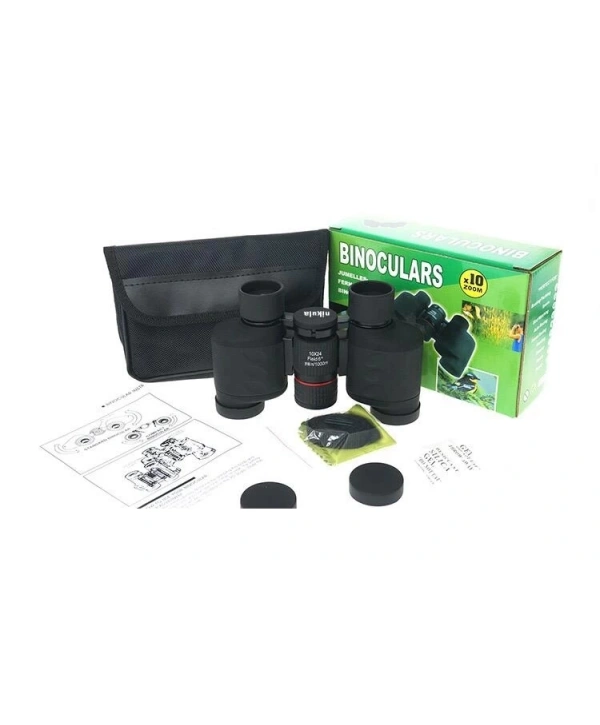 10x24  Katlanır, Kauçuk Kaplamalı Orta Boy  El Dürbünü 1000m/76m