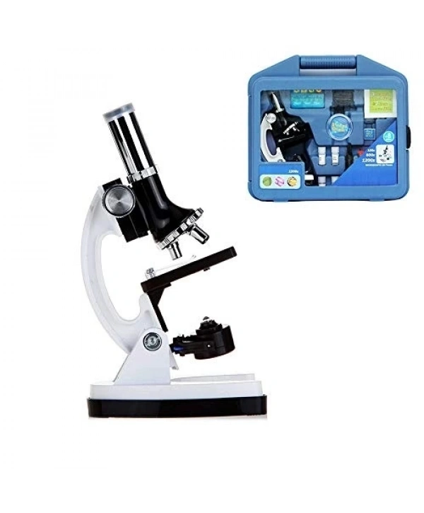Mikroskop Taşınabilir Set 28 Parça Eğitim Mikroskop Kiti 300x 600x Ve 1200x Çocuklara