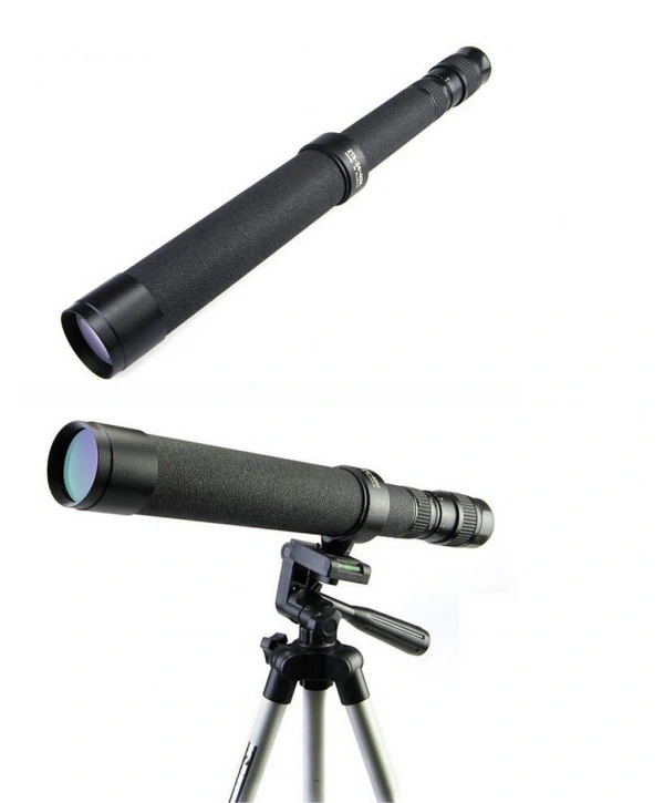 Baigish Zt824x40 Rus Model  Zoomlu ,deri Çantalı Tripot Bağlanan Tekli Dürbün