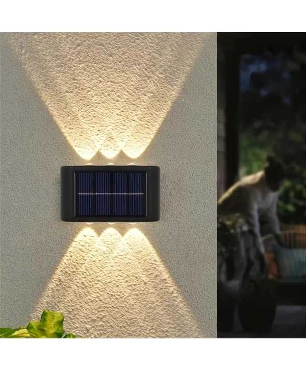 2li Solar Duvar Aydınlatması 6 Ledli Gün Işığı