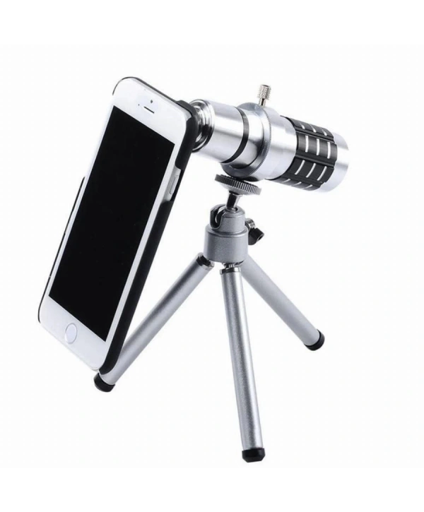 İphone5,5s,i̇phone4.4s Için Alüminyum 14x Optik Zoom Yakından Görüntü Çekme Dürbün