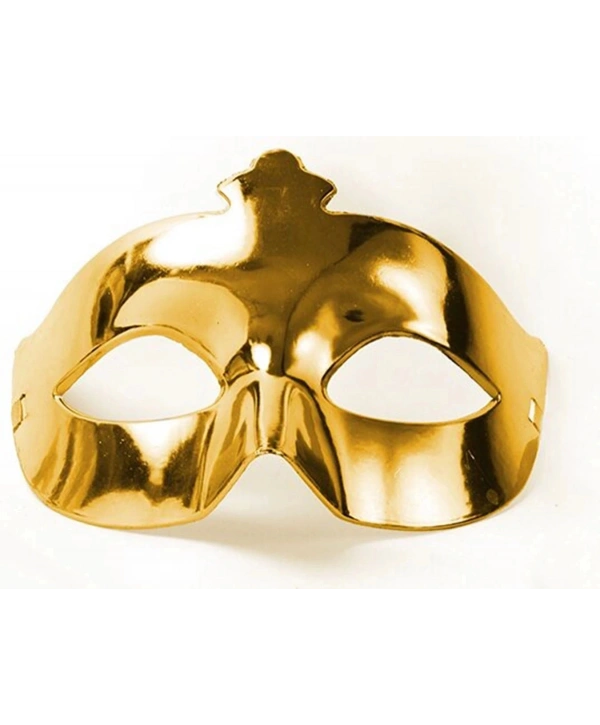 Altın Renk Kostüm Partisi Ekstra Parlak Balo Maskesi 15x10 Cm
