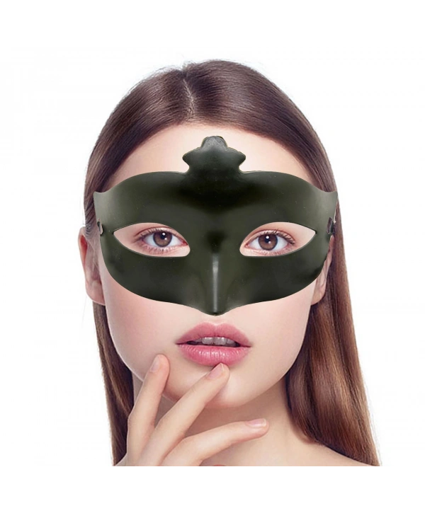 Haki Yeşil Renk Masquerade Kostüm Partisi Venedik Balo Maskesi