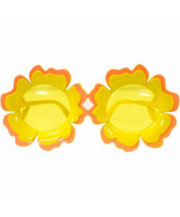 Papatya Şekilli Turuncu Sarı Renkli Hawaii Konsept Parti Gözlüğü 15x7 Cm