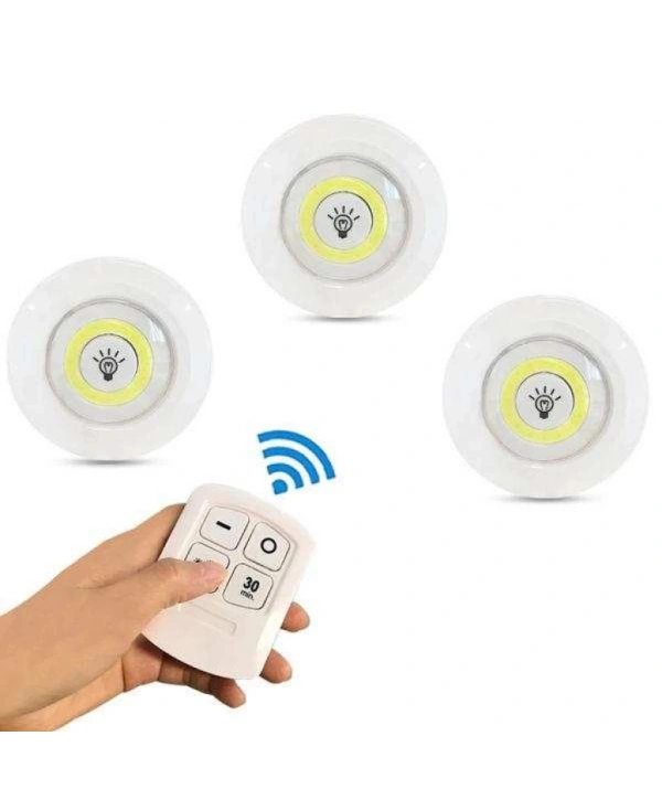 Kablosuz Uzaktan Kumandalı 3lü Led Lamba Seti