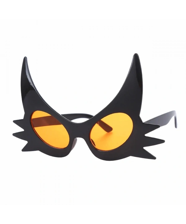 Siyah Renk Bıyık Tasarımlı Kedi Gözlüğü 19x11 Cm