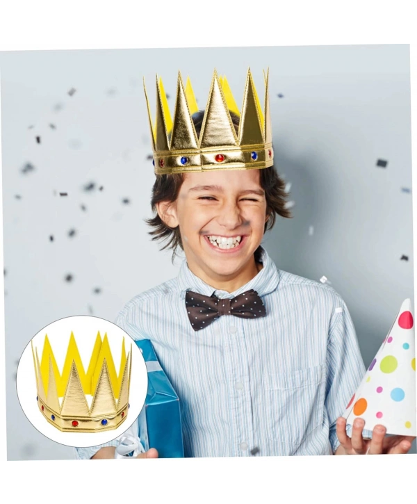 Altın Renk Eva Yumuşak Kral Kraliyet Tacı Yetişkin Çocuk Uyumlu 55 Cm