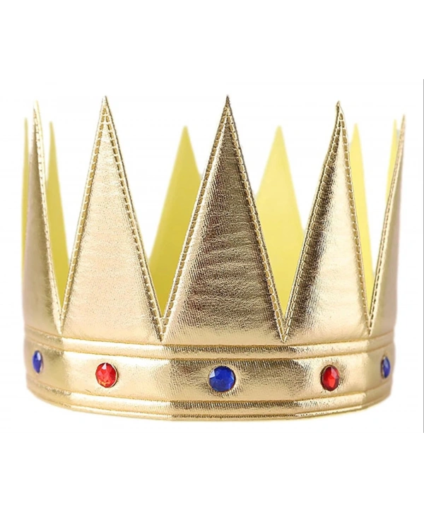 Altın Renk Eva Yumuşak Kral Kraliyet Tacı Yetişkin Çocuk Uyumlu 55 Cm