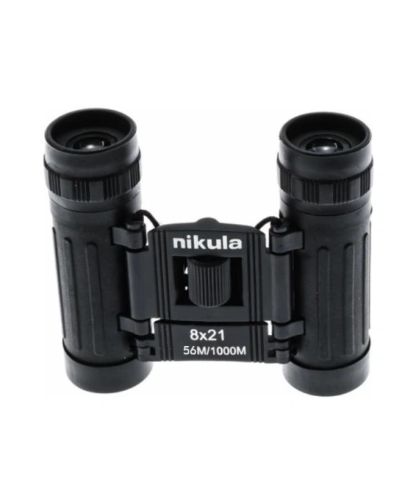 8x21  Dürbün Siyah  Av Dürbünü 56m/1000m Kauçuk Kaplama