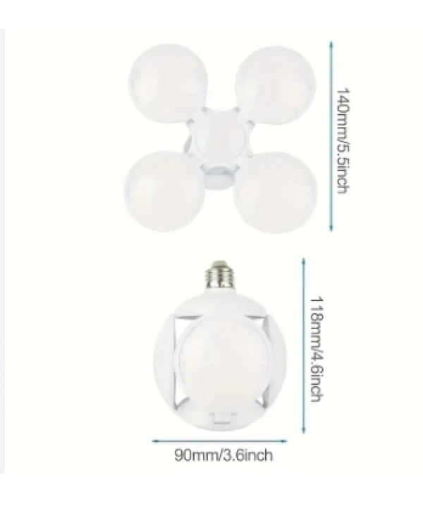 F-1997 Led Futbol Ufo Ampul E27 28w 360 Derece Katlanır Lamba Ac 220v Lamba Led Spot Işık Beyaz Glop Led