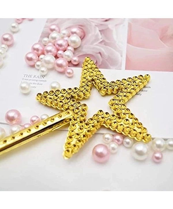 Altın Renk Yıldız Peri Asası Peri Değneği 34 Cm 1 Adet