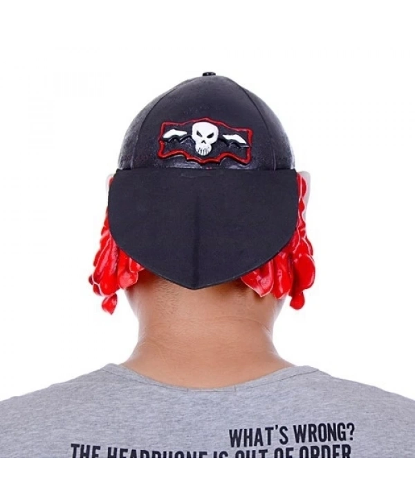 Lateks Şapkalı Gözlüklü Beyaz Maske