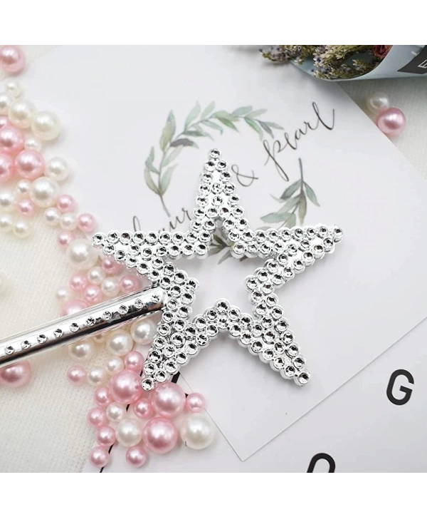 Yıldız Model Peri Asası Melek Asası Prenses Asası Metalize Gümüş Renk