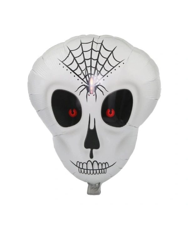 Örümcek Ağ Desenli İskelet Folyo Balon