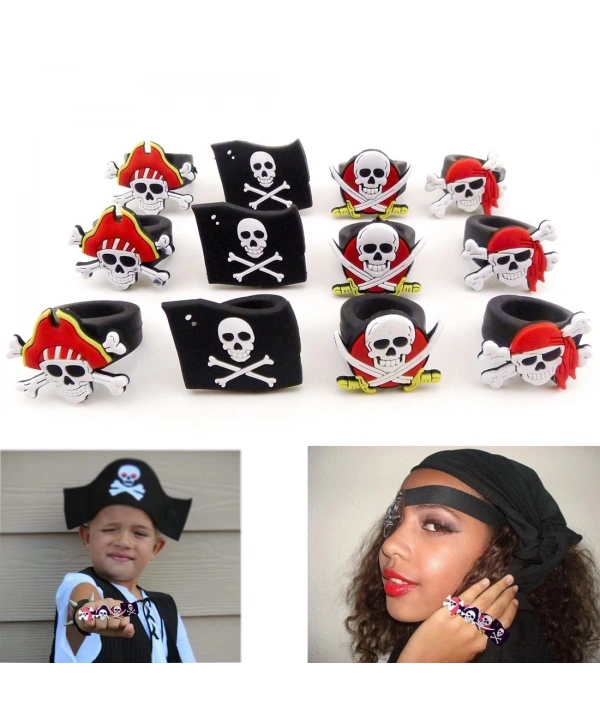Korsan Kılıçlı Çocuk Uyumlu Plastik Korsan Yüzüğü