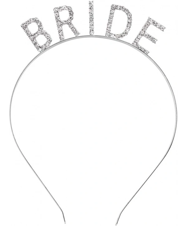 Gümüş Renk Bekarlığa Veda Kristal Taş Bride Tacı İthal 16x10 Cm