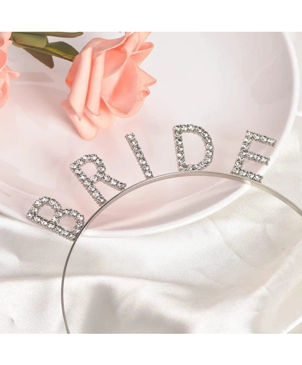 Gümüş Renk Bekarlığa Veda Kristal Taş Bride Tacı İthal 16x10 Cm