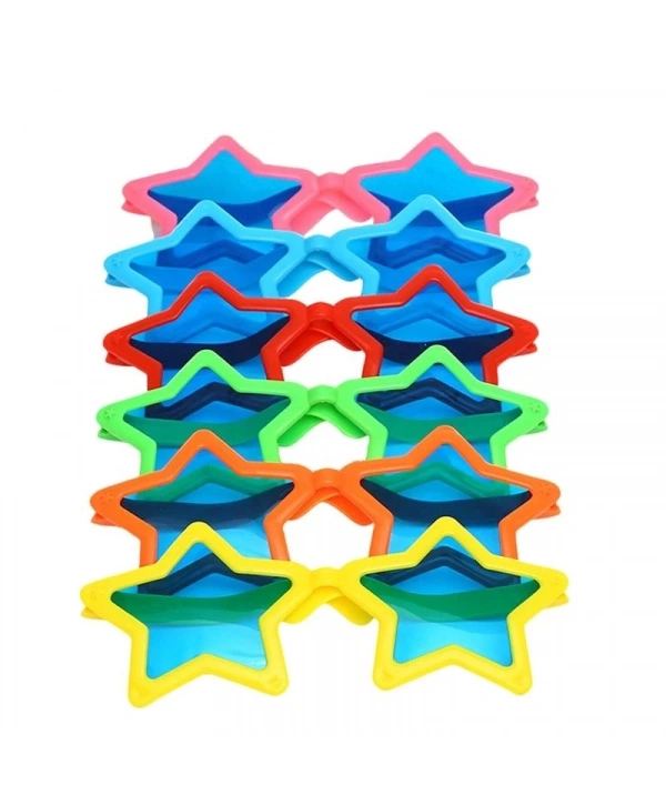 Büyük Yıldız Parti Gözlüğü Karışık 12 Adet