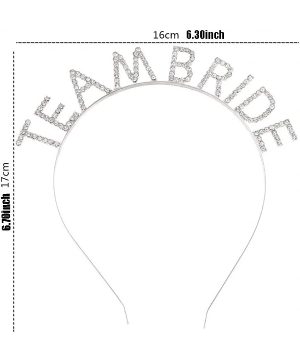 Gümüş Kaplama Kristal Taşlı Team Bride Taç 16x17 Cm