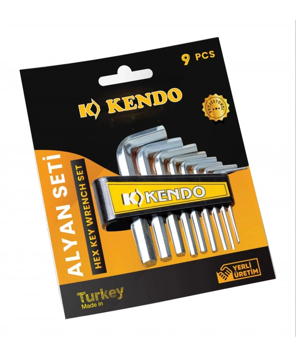 Eltos Kendo Allen Anahtar Seti Alyan Anahtar 9 Parça