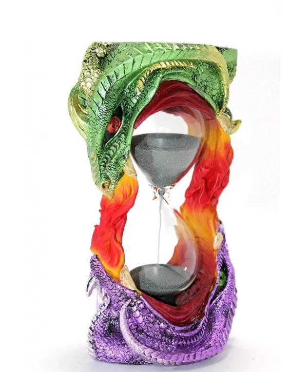 Polyester Dragon Tasarımlı Kumsaati Alk2328