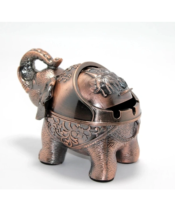 Metal Fil Figürlü Küllük Alk1656