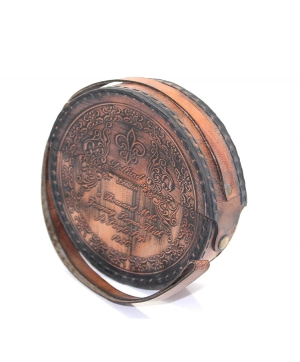 Deri Kılıflı Pirinç Pusula 15751a