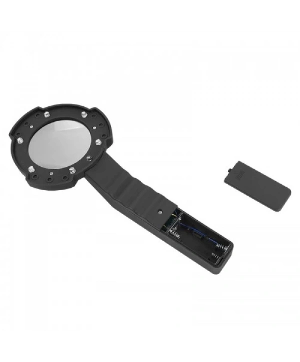 7 Led Aydınlatma,fener,pusula,4x Büyütme Okuma Büyüteç  Th600557