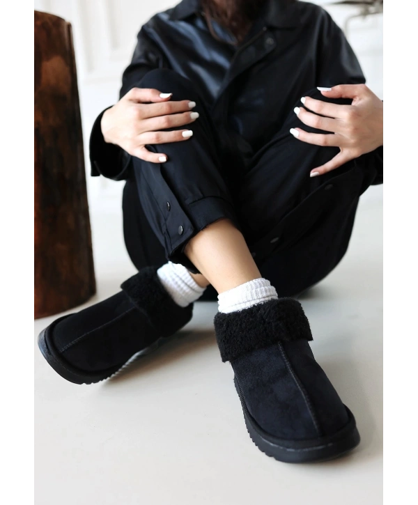 Abby Siyah Süet Bot