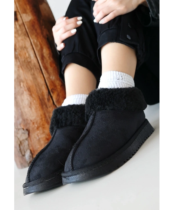 Abby Siyah Süet Bot