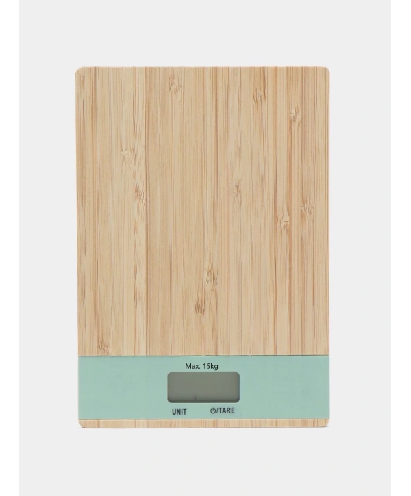 Ahşap Lüks Dijital Ekranlı 15 Kg 1 Gr Çok Şık Hassas Elektronik Mutfak Terazisi