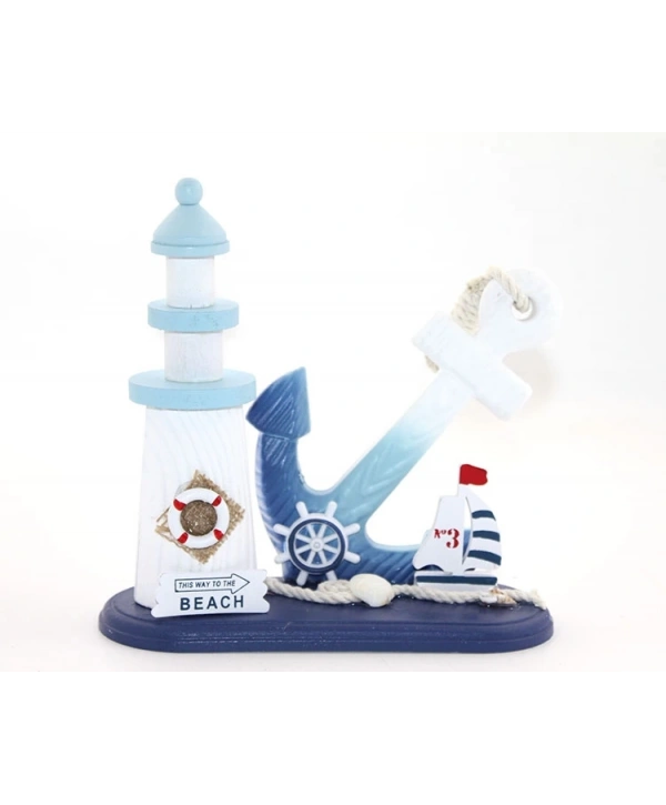 Ahşap Marin Çapalı Deniz Feneri Alk2451