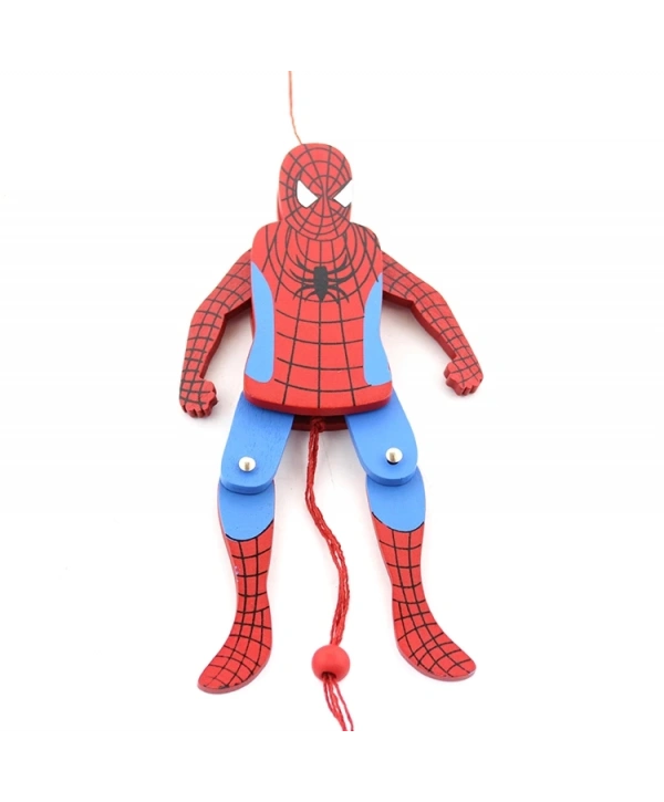 Ahşap Salanan Örümcek Adam Figürü Alk1195