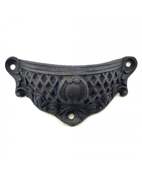 Antika Tarz Dekoratif Pirinç Anıt Tas Mobilya, Çekmece Kulbu - 48x90 Mm, Oksit