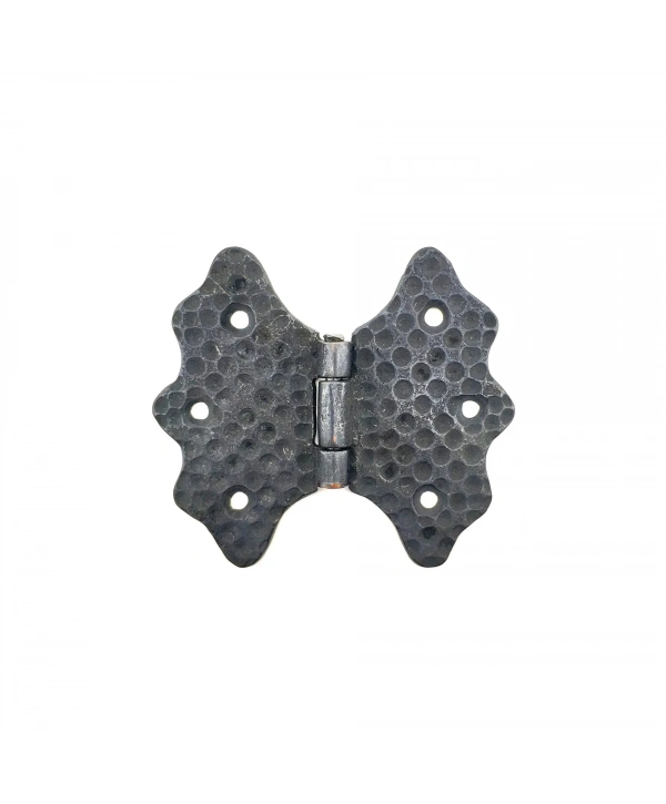 Antika Tarz Dekoratif Pirinç Kelebek Menteşe - 92 Mm, Oksit