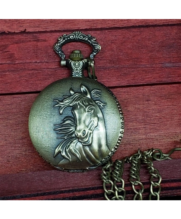 At Tasarımlı Köstekli Saat