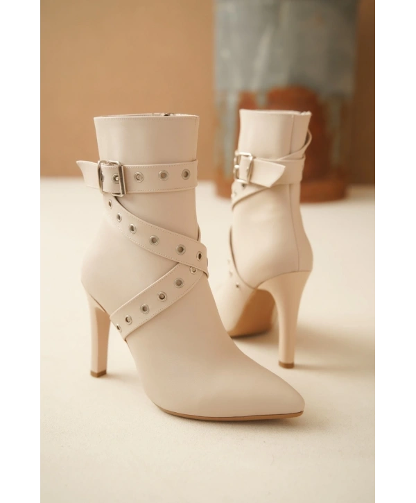 Atye Bej Rugan Topuklu Bot