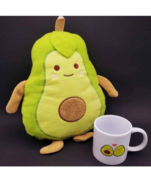 Avokado Yastık Ve Kupa Seti