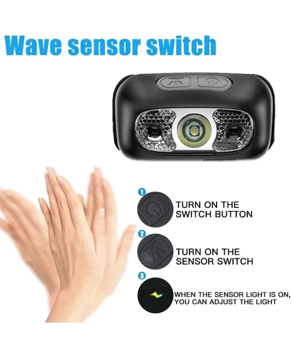 Baretta Brt61 Xpe Pearls Led Hareket Sensörlü Mini Usb Şarjlı Kafa Feneri