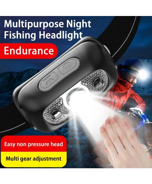 Baretta Brt61 Xpe Pearls Led Hareket Sensörlü Mini Usb Şarjlı Kafa Feneri