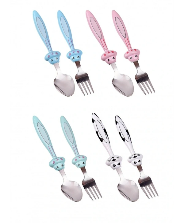 Bebek Çatal Kaşık Seti - 18 Cm