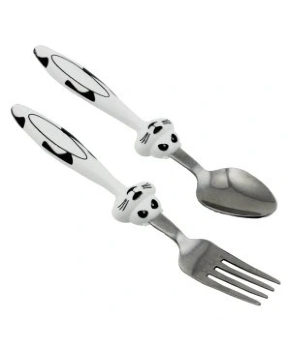 Bebek Çatal Kaşık Seti - 18 Cm