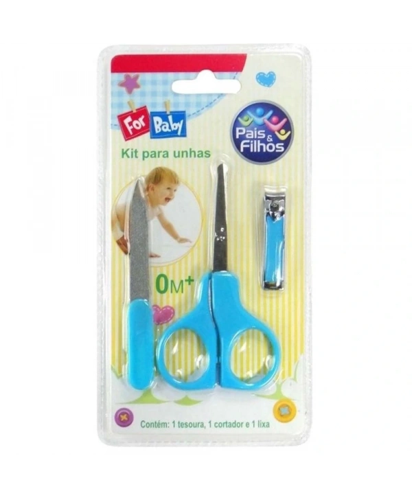 Bebek Tırnak Bakım Seti - Mavi