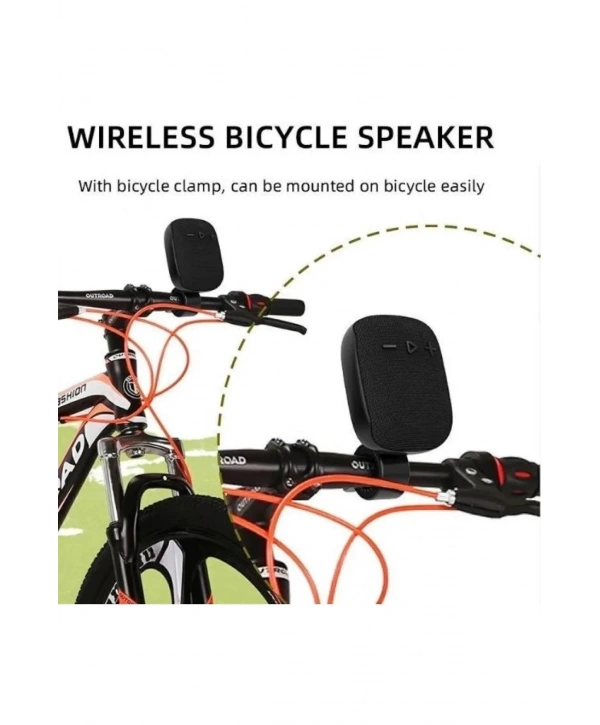 Bisiklet Motorsiklet Gidon Kemer Aparatlı Hafıza Kartı Usb Girişli Bluetooth Hoparlör