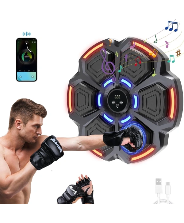 Bluetooth Hoparlör Özellikli Duvar Boks Makinesı  9 Mod Seviye Ayarlı  Müzikli Boks Makinesı